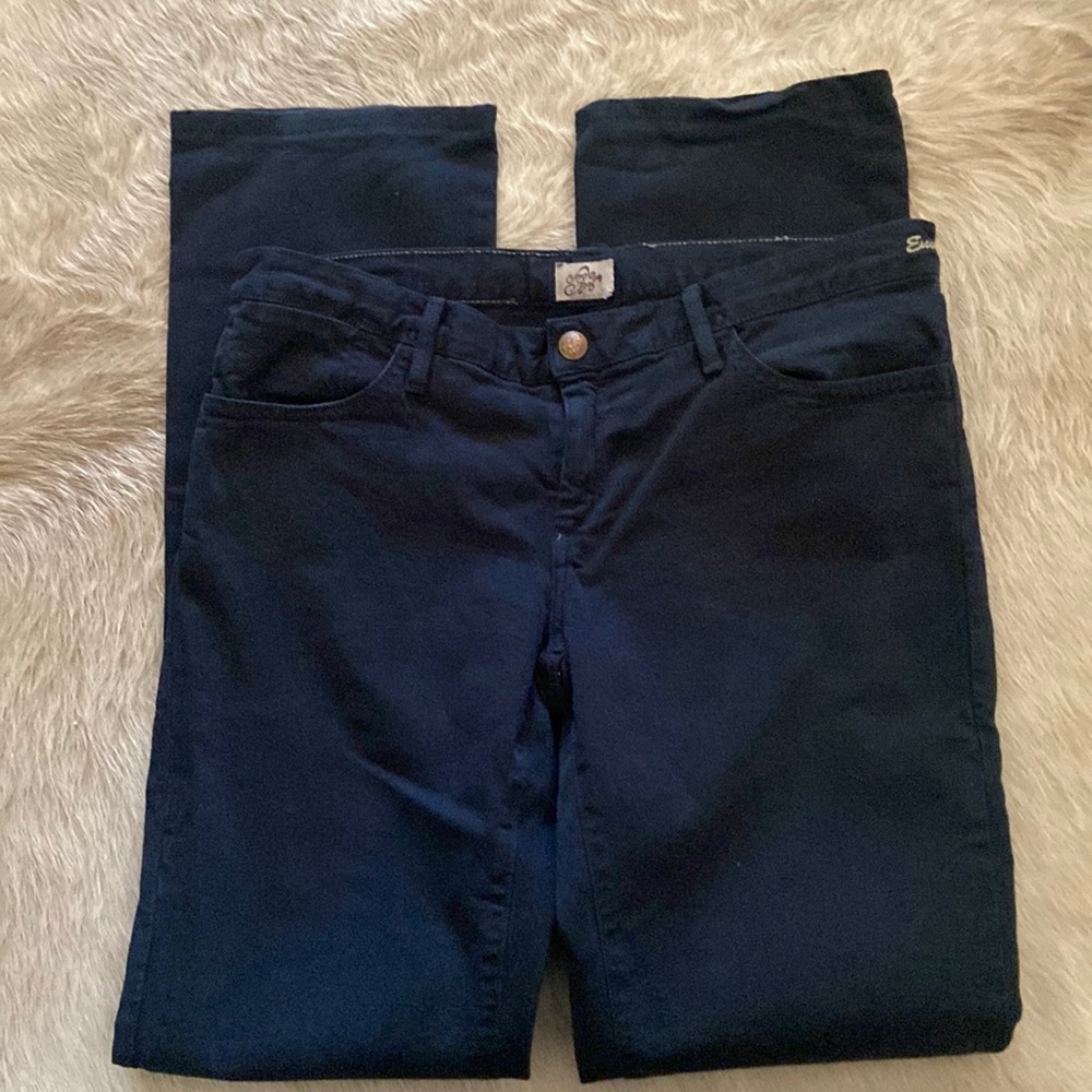 Goldsign ‘Envy’ black straight leg jean